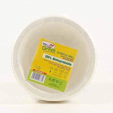 Scodelle in polpa di cellulosa 450ML - 50 PZ Bio
