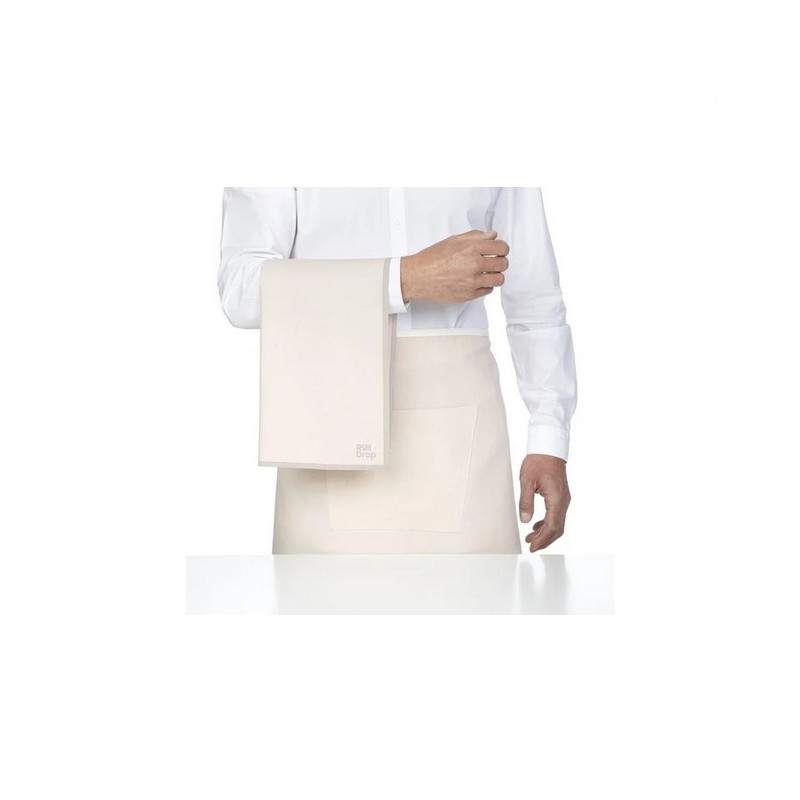 10 Tovaglioli speciali per sala in cotone Natural Roll drap