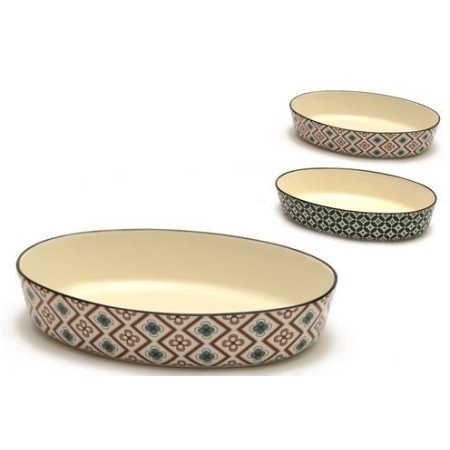 Set 2 Pirofile ovali colori assortiti di Mosaik