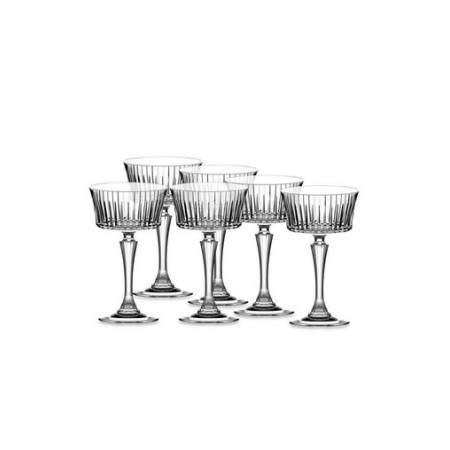 6 Calici champagne 26 cl Timeless Rcr