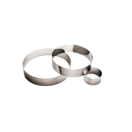 Anello inox per mousse cm.24 pasticceria