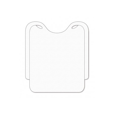 Bavaglioni bianchi 100 pz