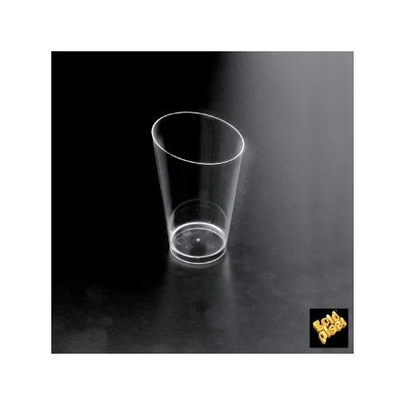 Bicchierino conico trasparente 75 cc 25pz