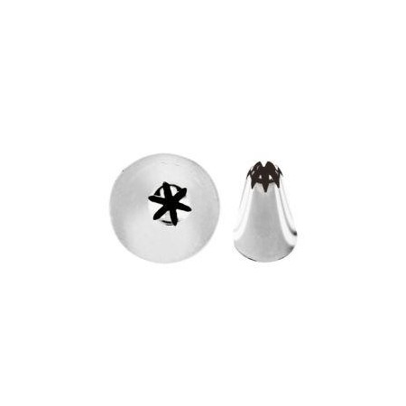 Bocchetta foro fiore inox mm.2