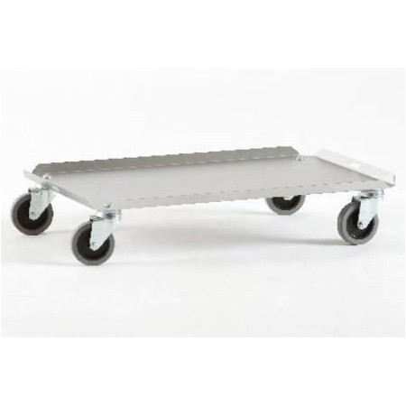 Carrello portacassette 60x40 cm in lamiera zincata 15/10