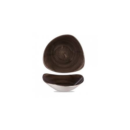Ciotola triangolare 18,5 cm nero Patina Churchill