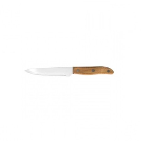 Coltello bistecca con seghetto KOBE Grande Legno C/Rivetti