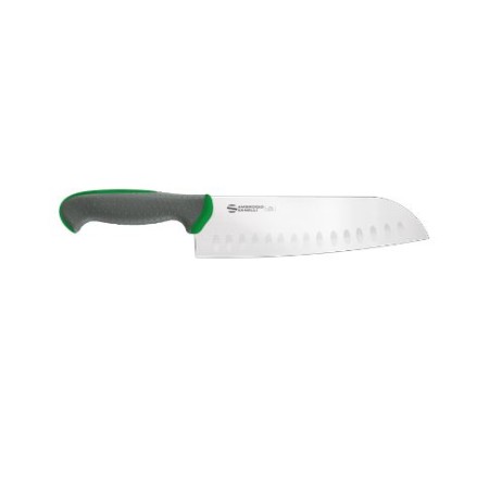 Coltello Santoku cm.18 verde Tecna