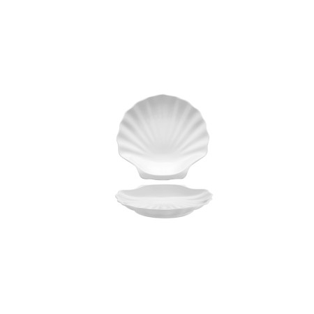 Conchiglia melamina bianca 33x31 cm