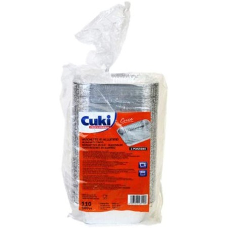 Contenitore alluminio 1 Porzione C/C-100 Pz