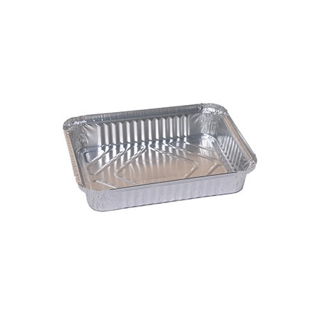 Contenitori tradizionali in alluminio 4 porzioni c/c 100 pz Cuki