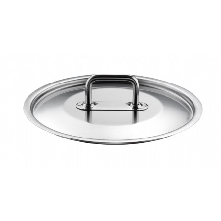 Coperchio piano inox cm.36 con maniglia- Pintinox