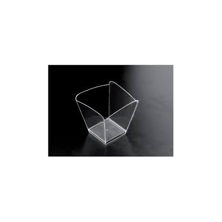 Coppetta onda ps- trasparente 95cc 25pz