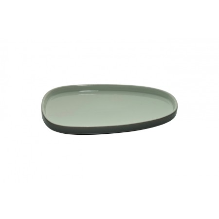 Finger in porcellana cm 18x11,5x1 Grey Convivio