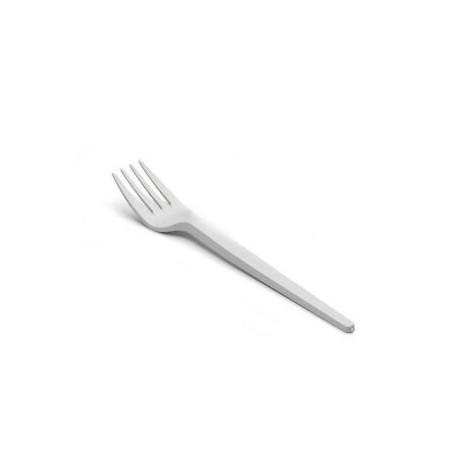 Forchette bianche riutilizzabili 100 pz