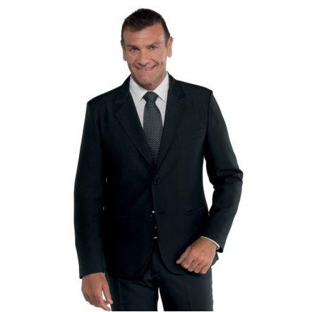 Giacca classica uomo nera Tg.XXL Isacco