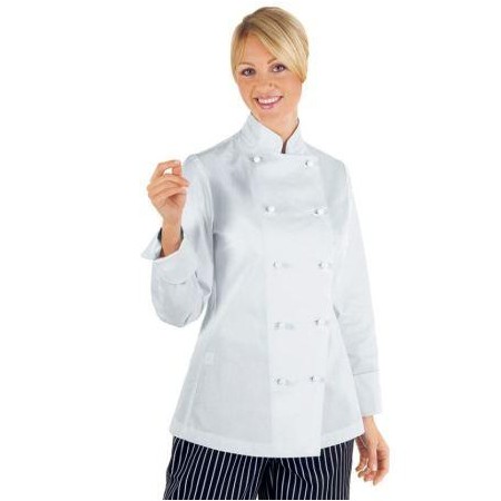Giacca donna chef bianca tg.S Isacco