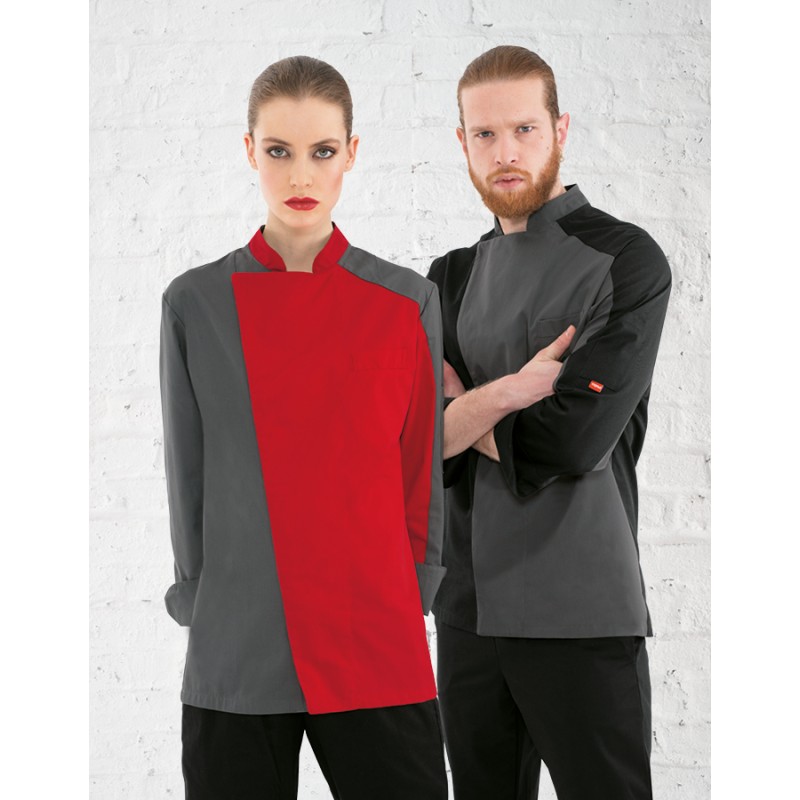 Giacca Everest grigia e rossa tg.XL Toma Youniform