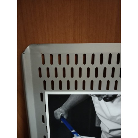 Pala pizza perforata 30x80 cm manico 60 cm Gimetal