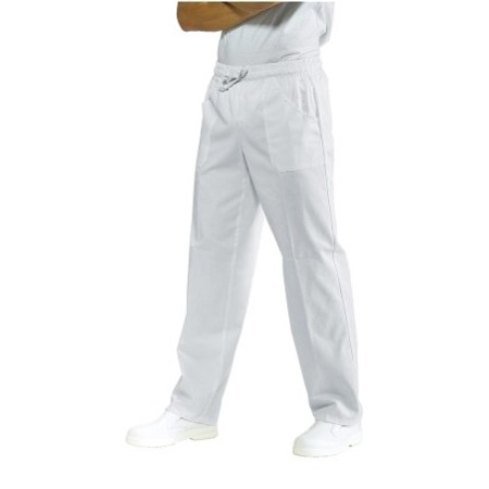 Pantalone bianco con elastico tg. S Isacco
