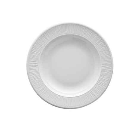 Piatto fondo bianco cm.22 Emotion