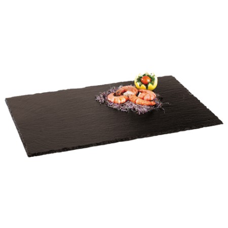 Piatto in ardesia rett cm 32.5X17.6