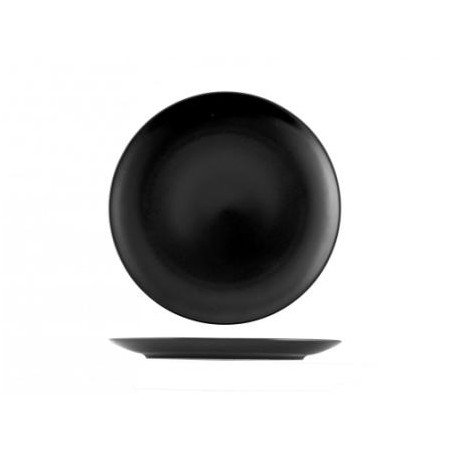 Piatto nero frutta Monaco 20cm