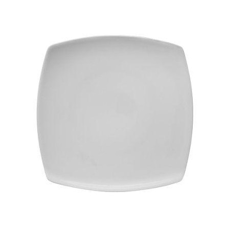 Piatto piano 26X26 cm saturnia tokio bianco