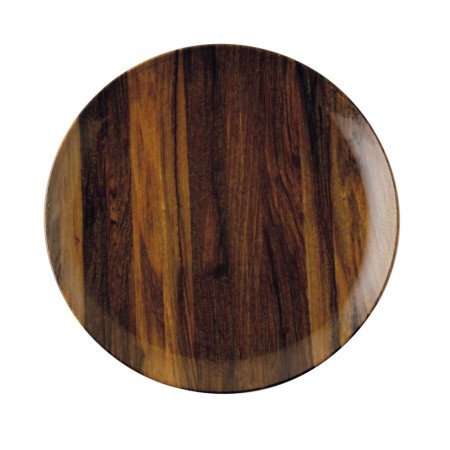 Piatto Piano Cm 27,5 Wood Essence Porcellana