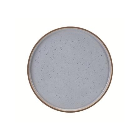Piatto piano cm.21 Light Blue Biscuit- Fade