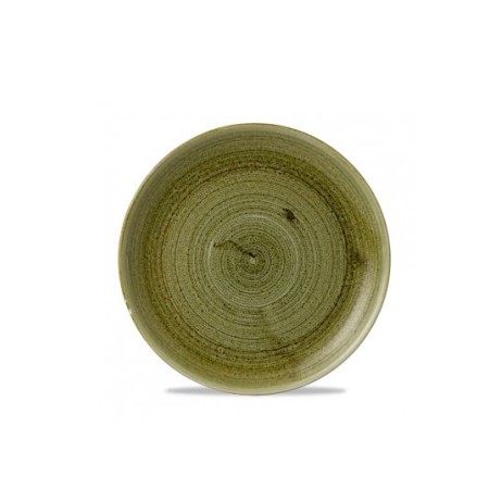 Piatto piano cm.21 verde Plume Churchill