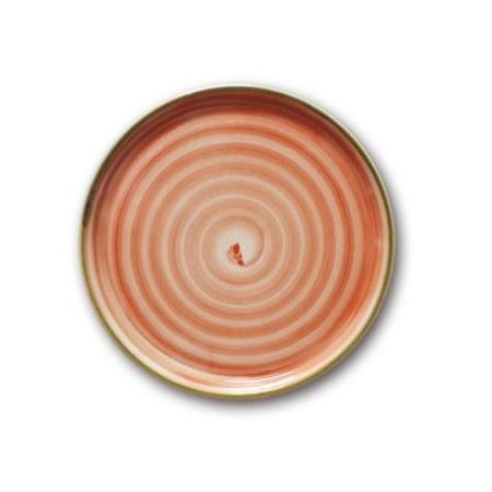 Piatto pizza Napoli Spir.rosso cm.31- Saturnia