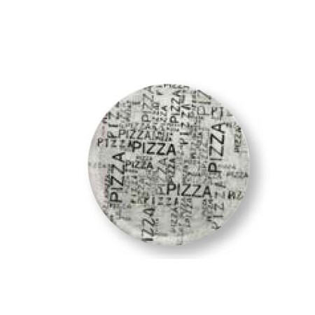 Piatto pizza Napoli White & Black cm.33- Saturnia