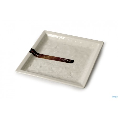 Piatto quadrato cm.18.2 Bianco