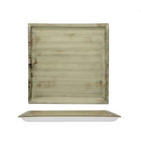 Piatto quadro cm.29 noisette Justcolor