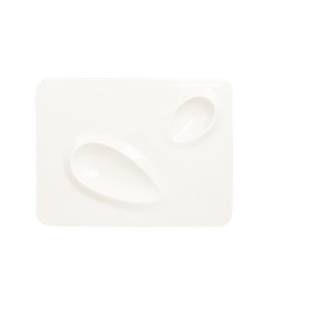 Piatto rett.2 zone cm.33x24 Create - Rak Porcelain