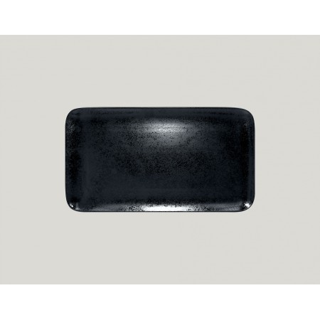 Piatto rettangolare cm 38x21 Karbon- Rak