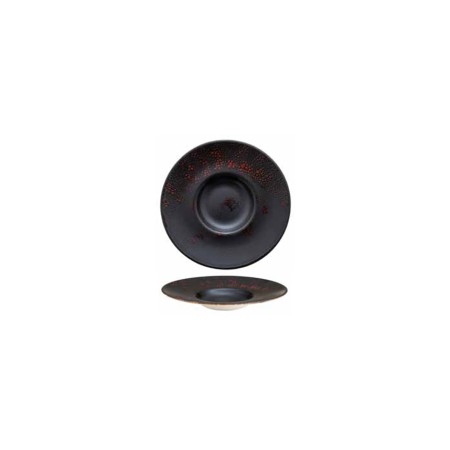 Piatto rosso gourmet fondo 28 cm