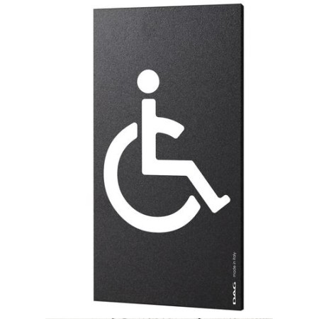 Pittogrammi DIVERSAMENTE ABILI 8 x 15 cm da parete