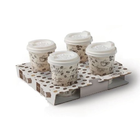 Porta cappuc. per bicch. carta 7-8-12 OZ 20 pz