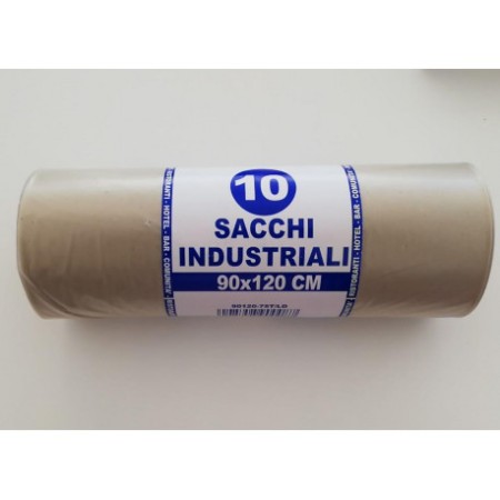 Rotolo 10 sacchi MDPE TRASP. f.to 90x120cm PER RACCOLTA DIFFERENZIATA