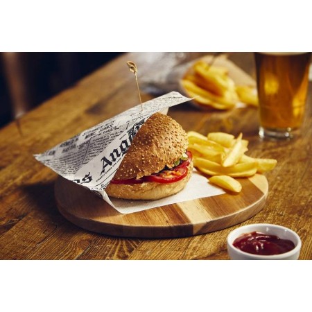 Sacchetto aperto 2 lati antigrasso Journal 34g/m2 17x18cm - 500 pz