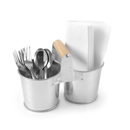 Secchio doppio con manico, 200x100x(H)85mm