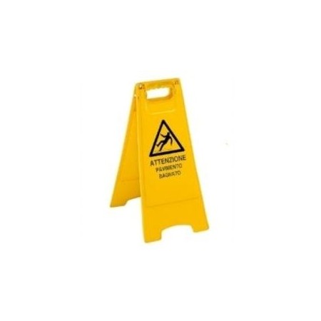 Segnale avviso pavimento bagnato it.