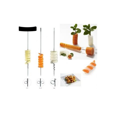 Set 2 decoratori a spirale