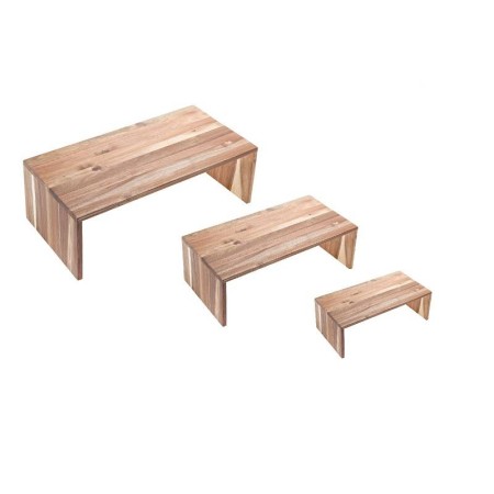 Set espositori acacia maxi - 3 pz