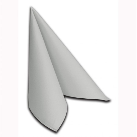 Tovagliolo unito 40x40 Light grigio 50 pz