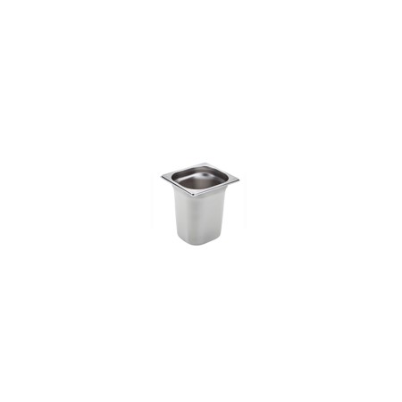 Vasca inox GN 1/6 h.20cm 17,6x16,2cm