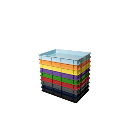 Vaschetta marrone per impasto pizza 60x40x7 cm - DAC Forniture