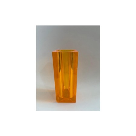 Vaso quadrato arancione Guzzini